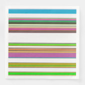 SERVIETTE EN PAPIER STRIPES (Devant)