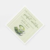 Serviette En Papier Stripes Elle A Trouvé Sa Parfaite Fête des mariées (Coin)