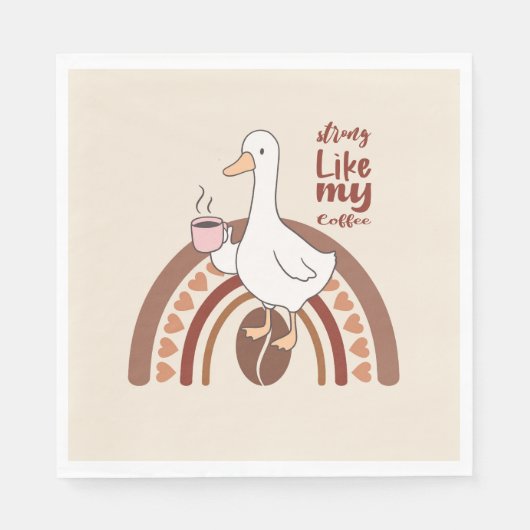 Serviette En Papier Strong Coffee (Devant)
