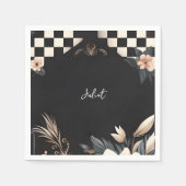 Serviette En Papier Studio Créatif Rétro pour Baby Shower de Mariage I (Devant)