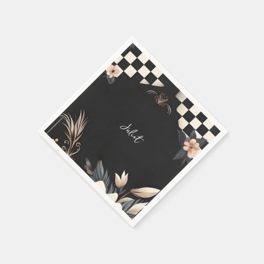 Serviette En Papier Studio Créatif Rétro pour Baby Shower de Mariage I (Coin)