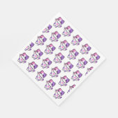 Serviette En Papier Style Aphmau, Fille d'Anniversaire, Meemeows, Mine (Coin)