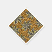 Serviette En Papier Style Batik Floral Abstrait africain (Coin)