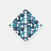 Serviette En Papier Style Bauhaus (Coin)