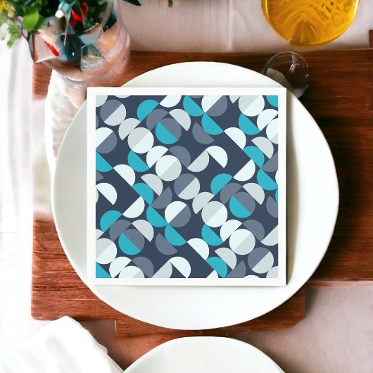 Serviette En Papier Style Bauhaus