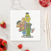 Serviette En Papier Style classique Bert et Ernie (En situation)