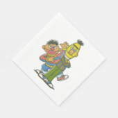 Serviette En Papier Style classique Bert et Ernie (Coin)