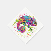 Serviette En Papier Style d'aquarelle des teintures Chameleon (Coin)