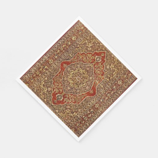 Serviette En Papier Style de tapis persan - Tabris (Coin)