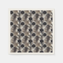 Style gothique Fleurs noires