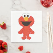 Serviette En Papier Style laine Elmo (En situation)