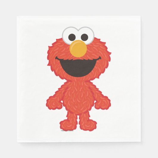 Serviette En Papier Style laine Elmo (Devant)