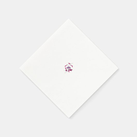 Serviette En Papier Style Ndrrmc, Purple Doux, Jazzberry Jam (Coin)