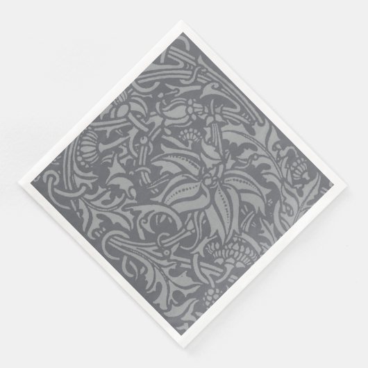 Serviette En Papier Style Scottish Thistle Knot William Morris (Coin)