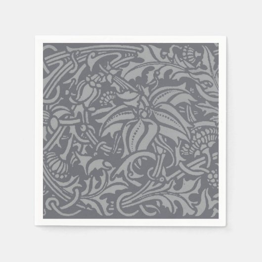 Serviette En Papier Style Scottish Thistle Knot William Morris (Devant)