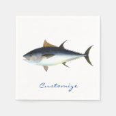 Serviette En Papier Style Thon Bigeye Thunder_Cove (Devant)