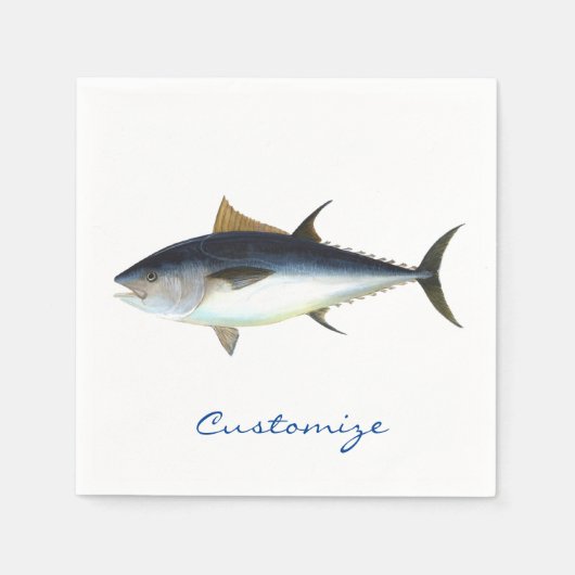 Serviette En Papier Style Thon Bigeye Thunder_Cove (Devant)