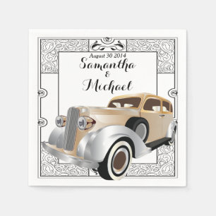 Serviette En Papier Style vintage Classic Gatsby