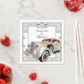 Serviette En Papier Style vintage Classic Gatsby (En situation)