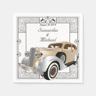 Serviette En Papier Style vintage Classic Gatsby