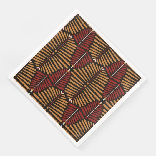 Serviette En Papier Styles africains (Coin)