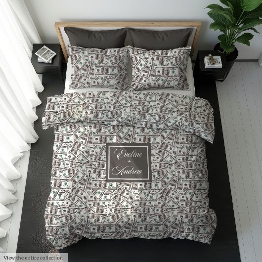 Serviette En Papier Stylish funny gift monogram dollar pattern napkins