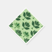 Serviette En Papier Stylized Plant (Coin)