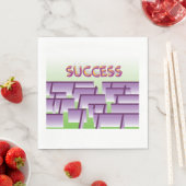 Serviette En Papier Succès du labyrinthe (En situation)