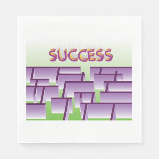 Serviette En Papier Succès du labyrinthe (Devant)