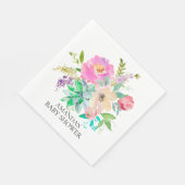 Serviette En Papier Succulents & Papier de douche à fleurs serviettes (Coin)