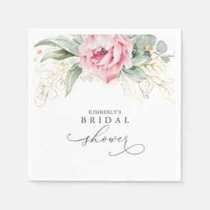 Serviette En Papier Succulents Verdure Élégante Mariée / Baby shower