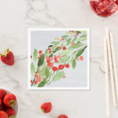 Serviette En Papier Succursales et baies Cocktail (En situation)