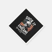 Serviette En Papier Suck It England 4 juillet George Washington 1776 (Coin)