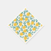 Serviette En Papier Sucré Branches de citron Motif (Coin)