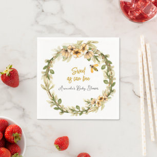 Serviette En Papier Sucré comme peut être Baby shower