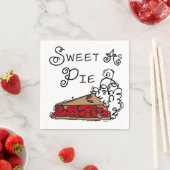 Serviette En Papier Sucre comme tarte (En situation)