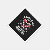 Serviette En Papier Sucre de canne de Noël Coeur Nous Sticks Ensemble (Coin)