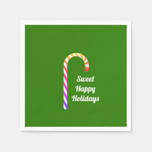 Serviette En Papier Sucre de canne Fruité Doux Happy Holiday Papier de