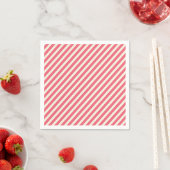 Serviette En Papier Sucre de canne rose mignon Motif - Noël (En situation)