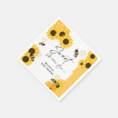 Serviette En Papier Sucre de miel Comme il peut être Baby shower (Coin)