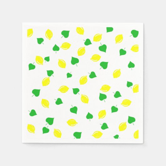 Serviette En Papier Sucrée Lemonade d'été (Devant)