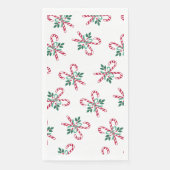 Serviette En Papier sucres de canne de Noël rétro (Devant)