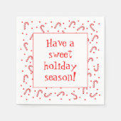 Serviette En Papier Sucres de canne et points Papier serviettes (Devant)