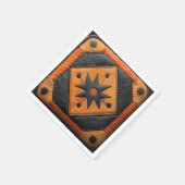 Serviette En Papier Sud-Ouest Beau Cuir de style champêtre (Coin)