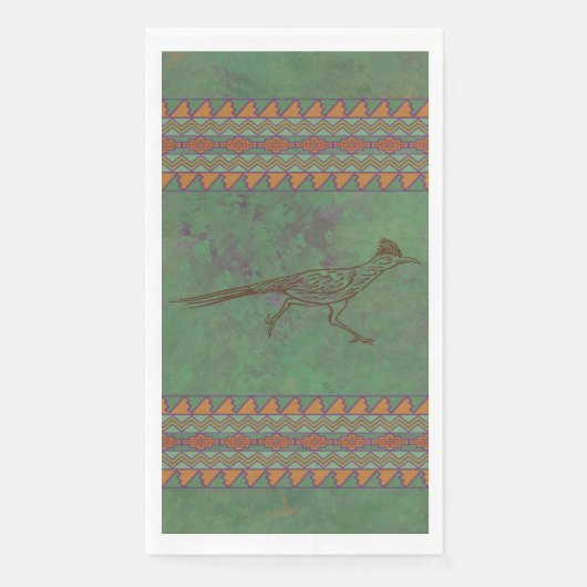 Serviette En Papier Sud-ouest Roadrunner Sagebrush Green (Devant)