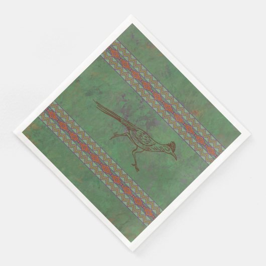 Serviette En Papier Sud-ouest Roadrunner Sagebrush Green (Coin)
