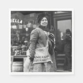 Serviette En Papier Suffragette américaine, 1910 (Devant)