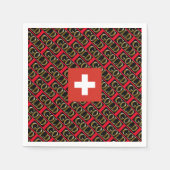 SERVIETTE EN PAPIER SUISSE (Devant)