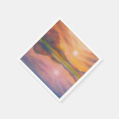 Serviette En Papier Suivez le soleil, suivez vos rêves (Coin)