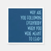 Serviette En Papier Suivre x prospect (Devant)